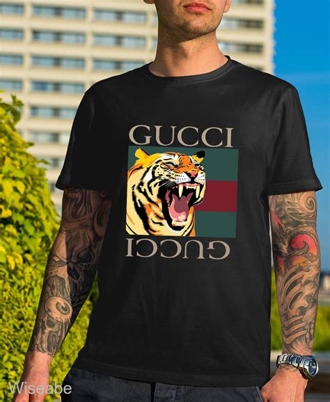 gucci tiger logo|Gucci tiger collar shirt.